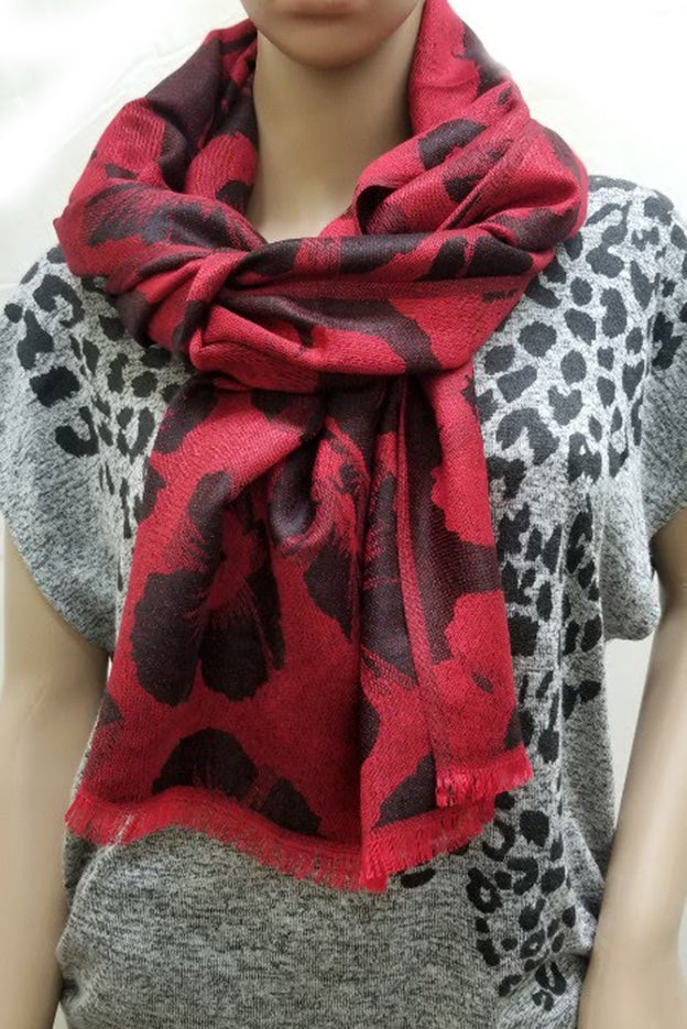 FLOWER PRINT SCARF (BESS009)