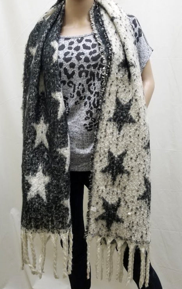 STAR PRINT SCARF (BESS017)