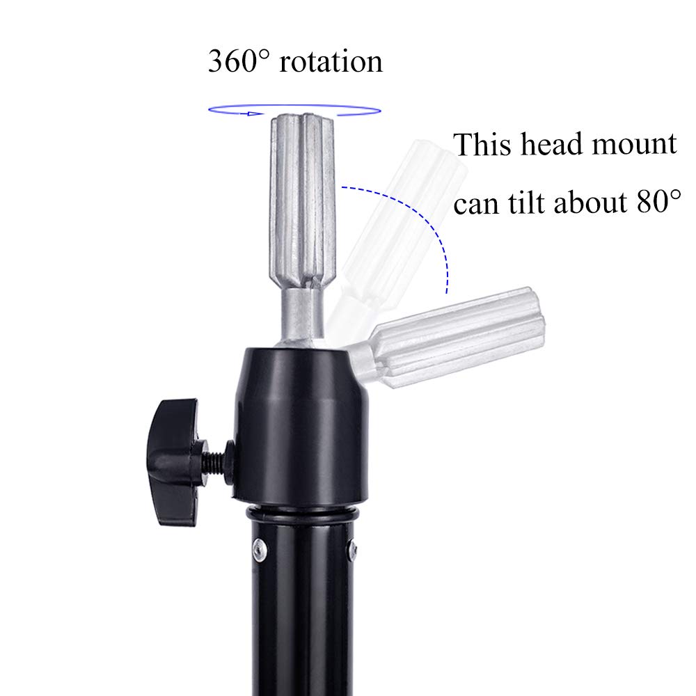 Adjustable Cosmetology Mannequin Head Holder Tripod Stand (WSTAND)