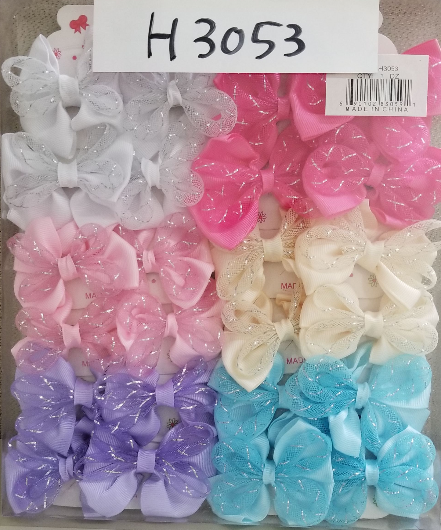 Flower Hair Clips (H3049, H3050, H3052, H3053)