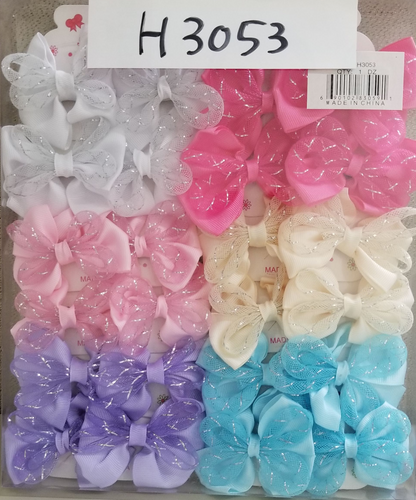 Flower Hair Clips (H3049, H3050, H3052, H3053)