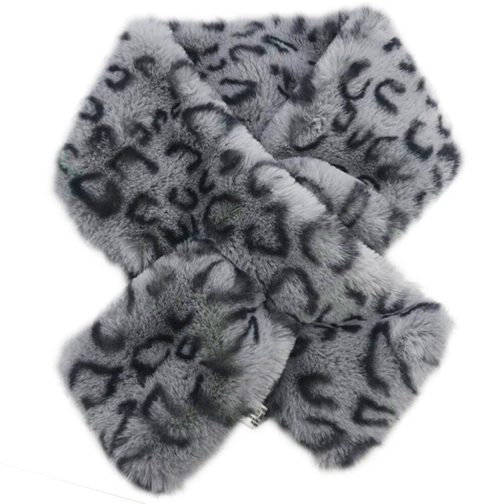 Winter Fake Faux Fur Muffler (A904)