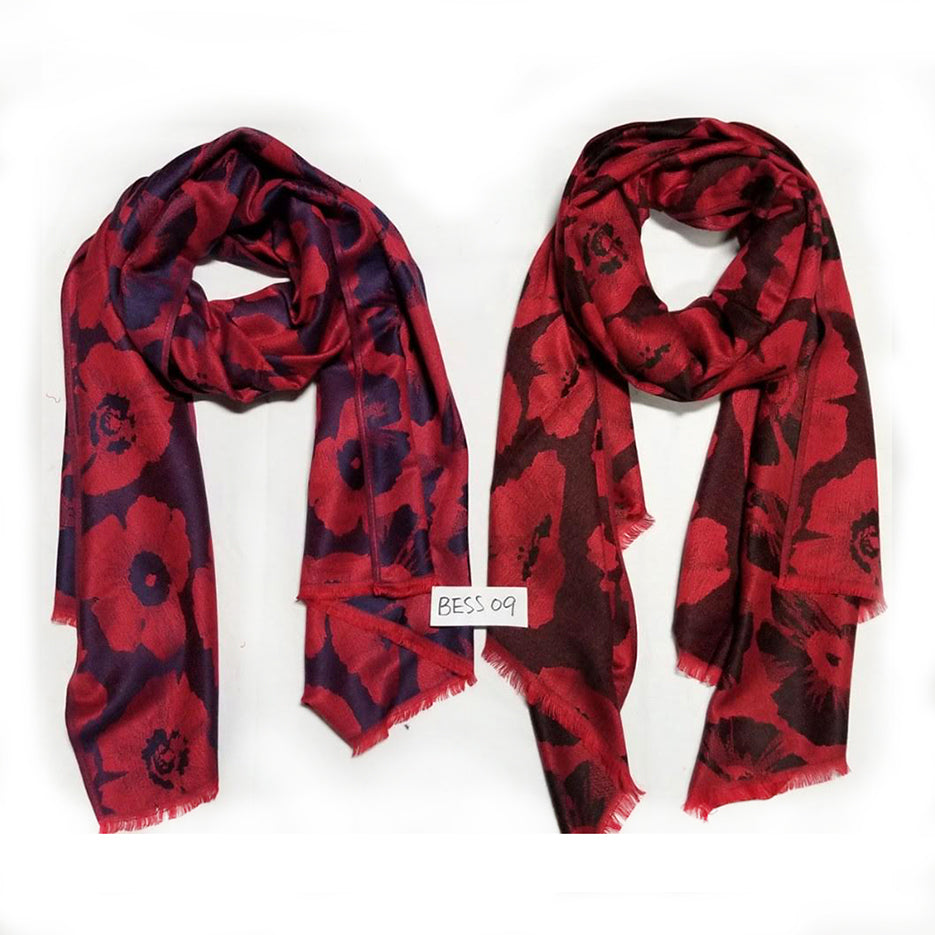 FLOWER PRINT SCARF (BESS009)