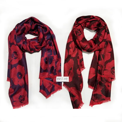 FLOWER PRINT SCARF (BESS009)