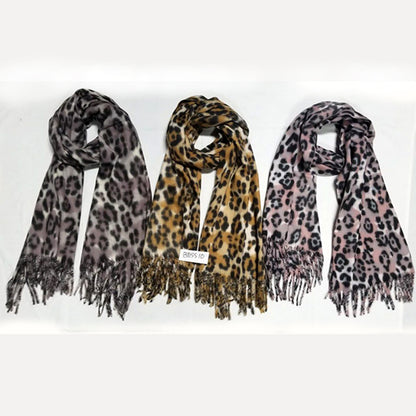 LEOPARD PRINT SCARF (BESS010)