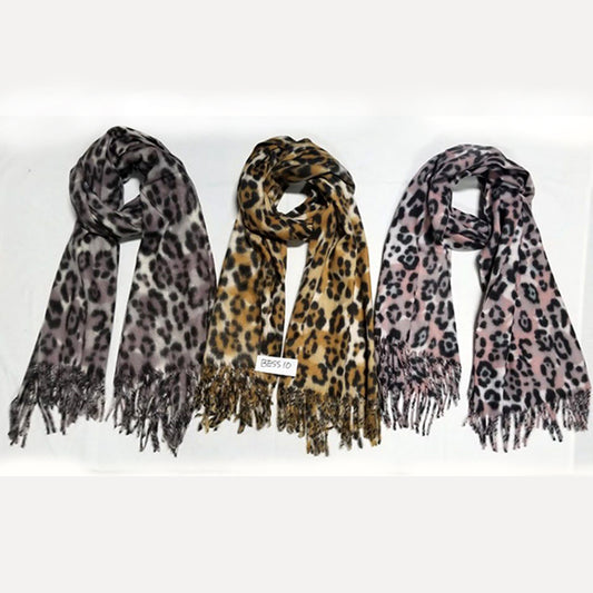 LEOPARD PRINT SCARF (BESS010)