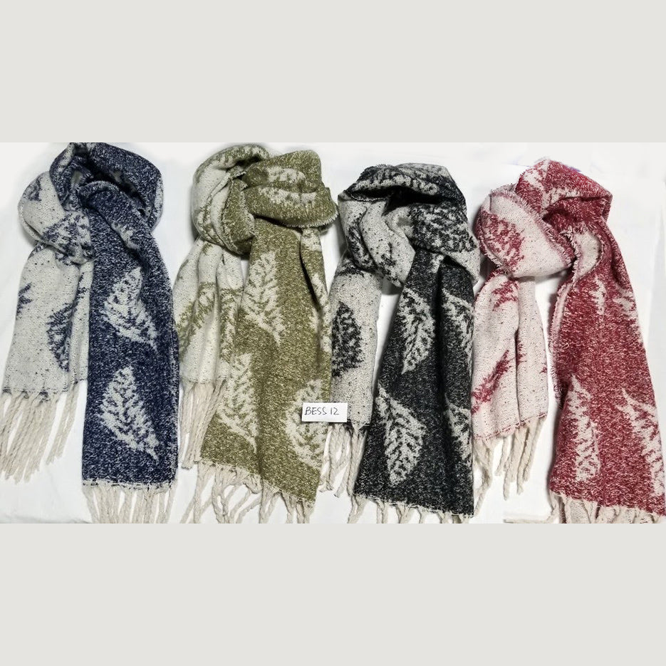 LEAF PRINT SCARF (BESS012)