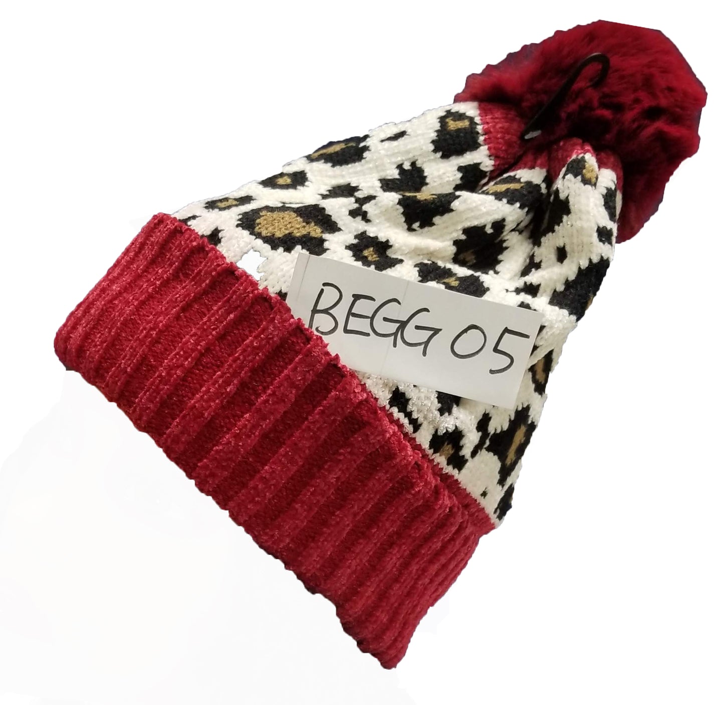 LEOPARD POM HAT (BEGG05)