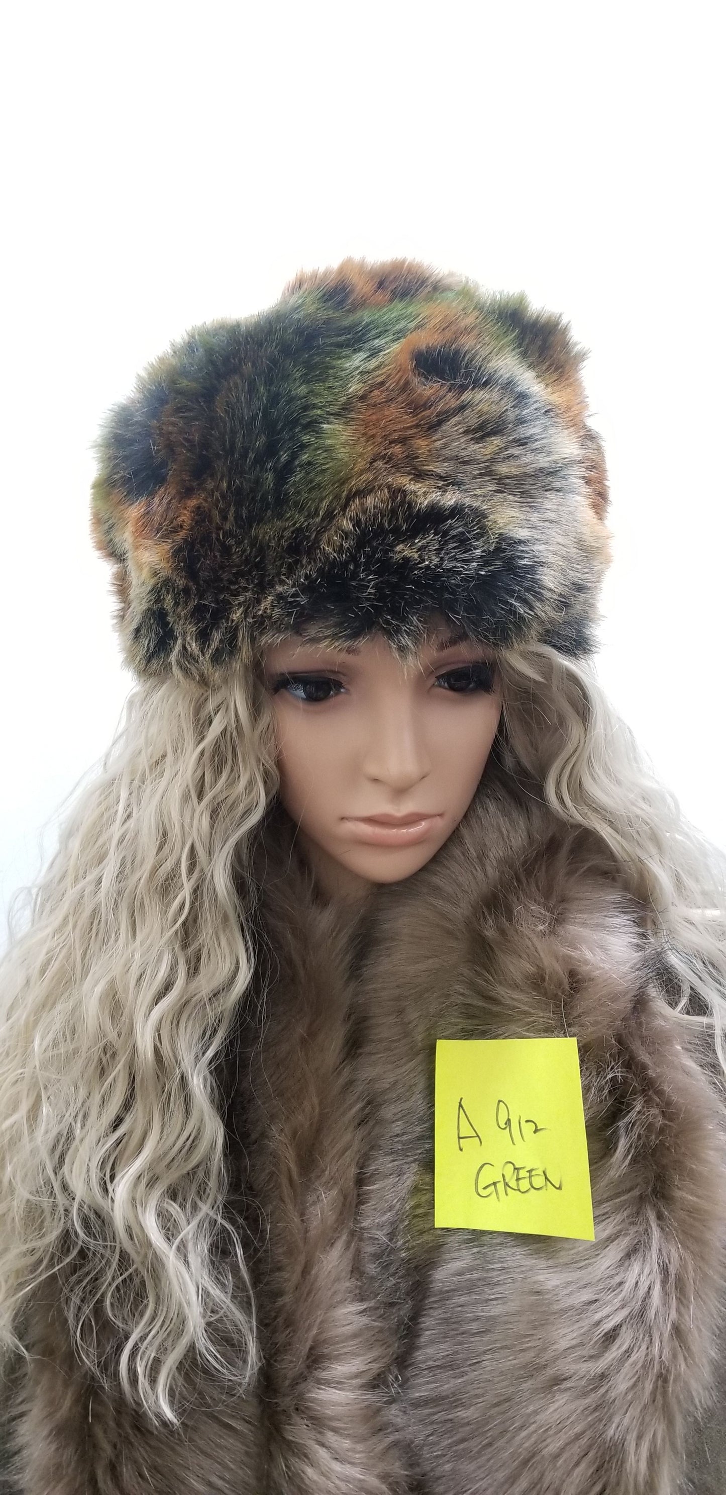Winter Faux Fur Hat (A911, A912, A913)