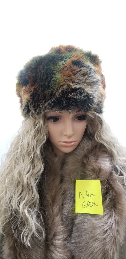 Winter Faux Fur Hat (A911, A912, A913)