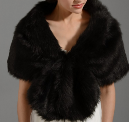 Winter Faux Fur Shawl (A905)