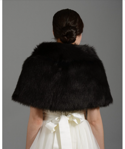 Winter Faux Fur Shawl (A905)