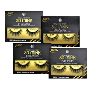 3D Mink Eyelashes - Be U Fashion