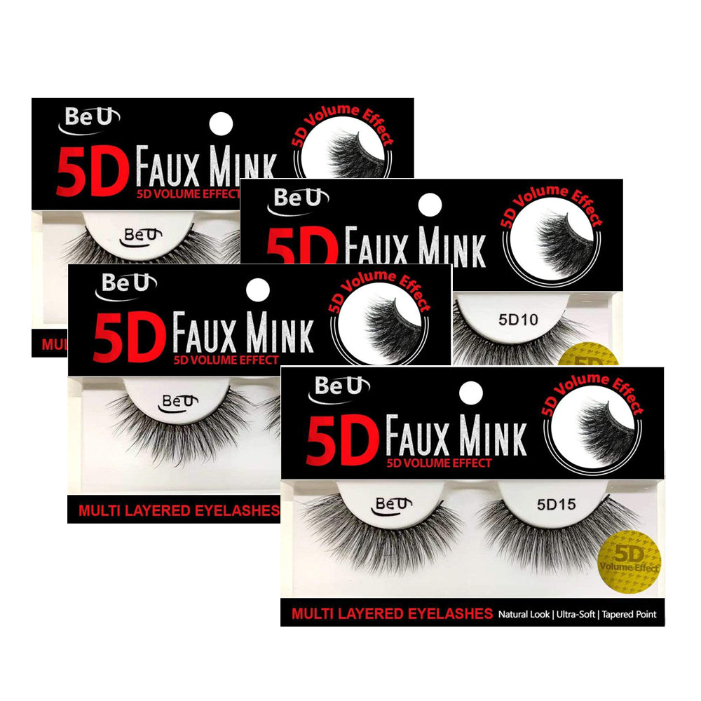 5D Faux Mink Eyelashes - Be U Fashion
