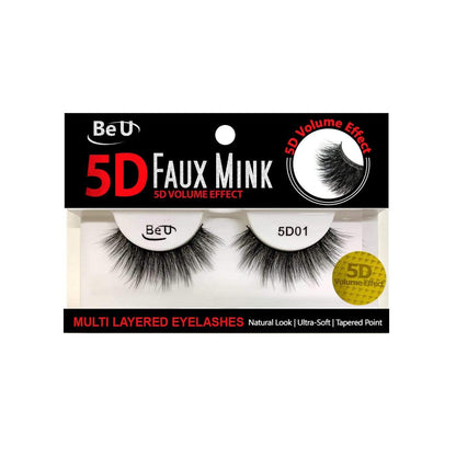 5D Faux Mink Eyelashes - Be U Fashion