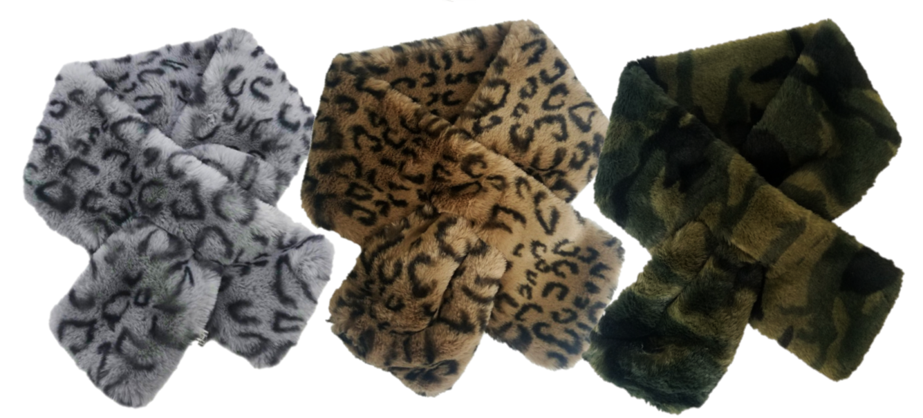 Winter Fake Faux Fur Muffler (A904)