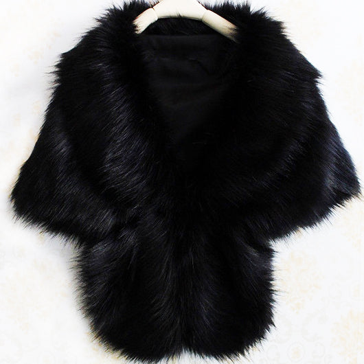 Winter Faux Fur Shawl (A905)