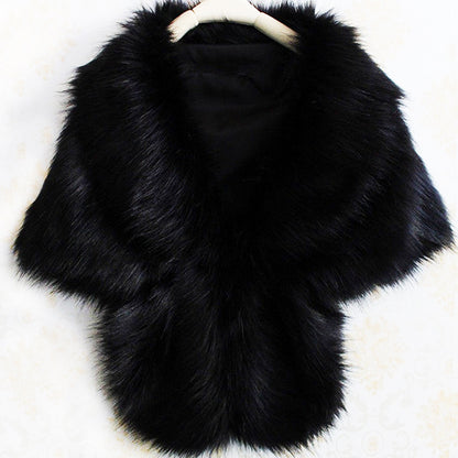 Winter Faux Fur Shawl (A905)