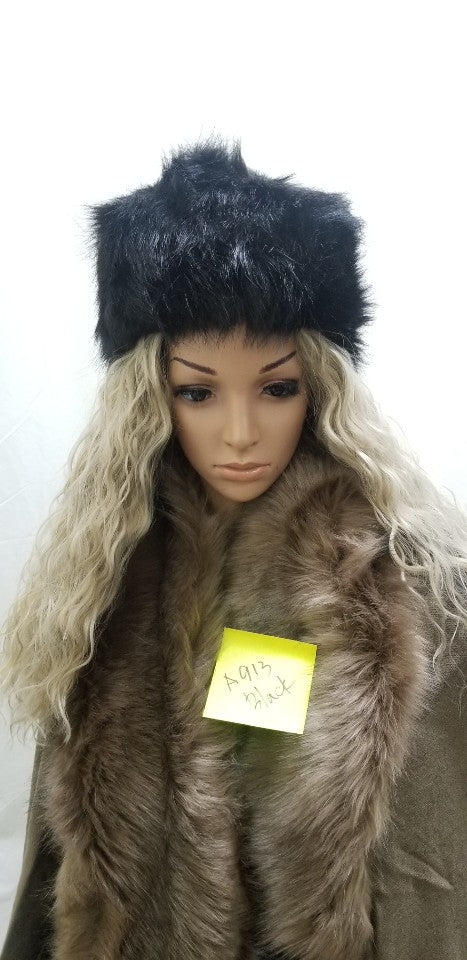 Winter Faux Fur Hat (A911, A912, A913)