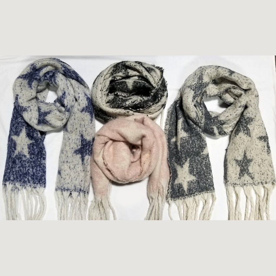 STAR PRINT SCARF (BESS017)