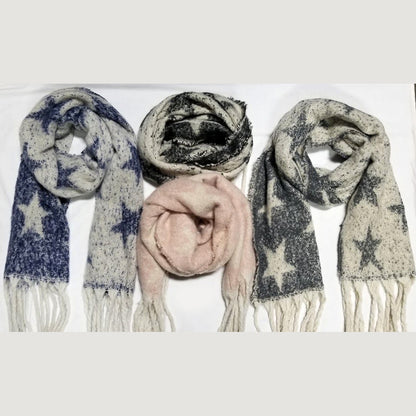 STAR PRINT SCARF (BESS017)
