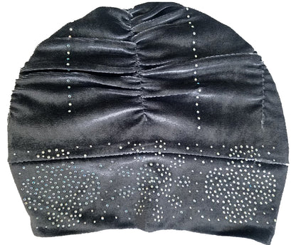 Stoned Velvet Bun Cap (FBC10)