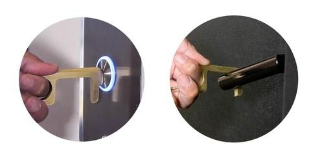 Non Contact Keychain Circle (KEY100)