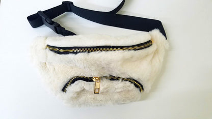 FUR FANNY BAG (FUR01BLA, FUR01BUR, FUR01KHA, FUR01IVO, FUR01HPIN)