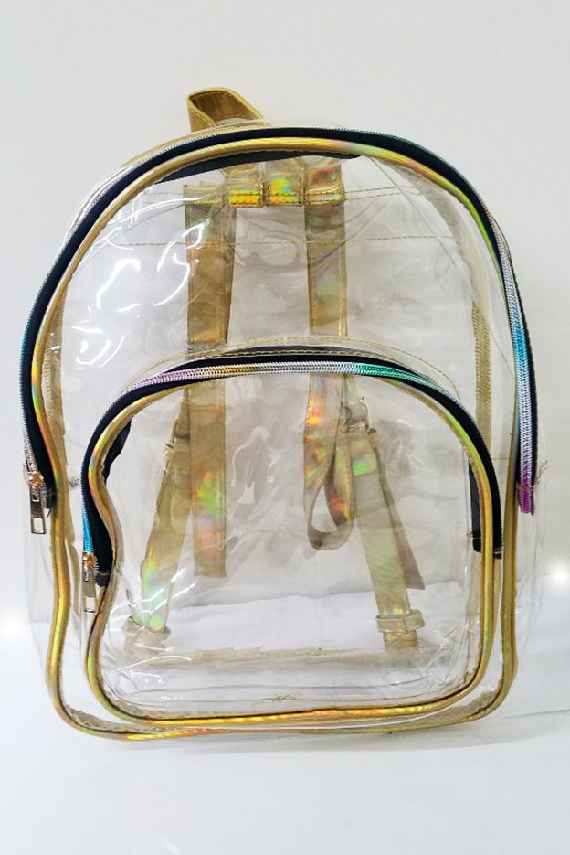 Clear See-Through Fashion Backpack (A934, A935)
