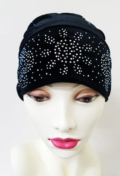 Stoned Velvet Bun Cap (FBC10)