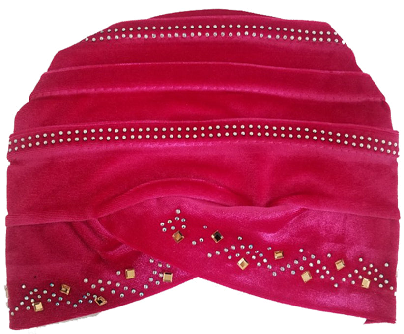 Stoned Velvet Bun Cap (FBC11)