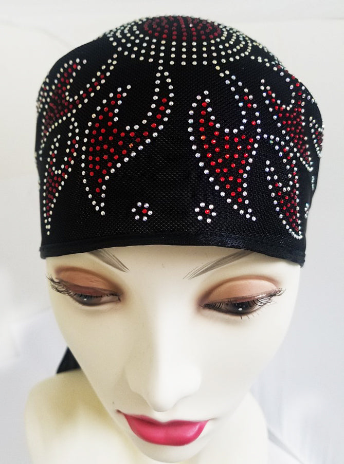Stoned Cotton Bun Cap (durag style) (FBC01)