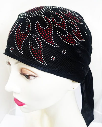 Stoned Cotton Bun Cap (durag style) (FBC01)