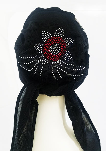 Stoned Cotton Bun Cap (durag style) (FBC01)