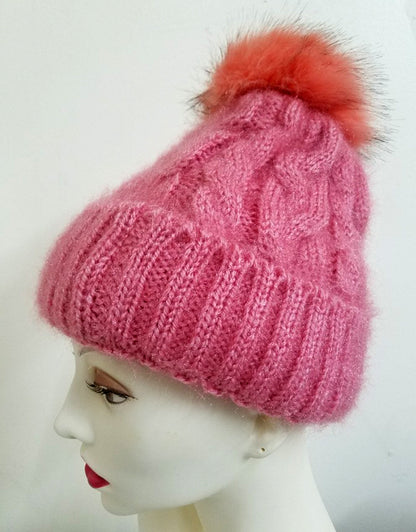 Glitter Skullies w/ Pom Pom (HAT01AST)