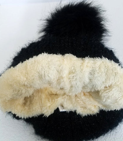 Glitter Skullies w/ Pom Pom (HAT01AST)