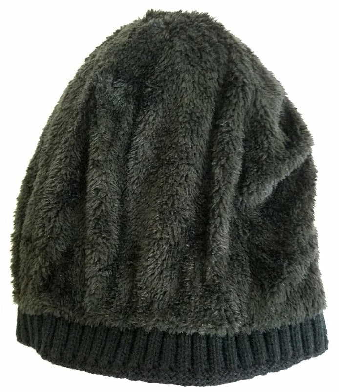 Winter Cable Knit Skull Cap (B001)