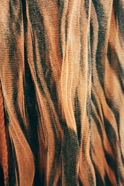 ELEGANT ZEBRA FALL SCARF (KK239)